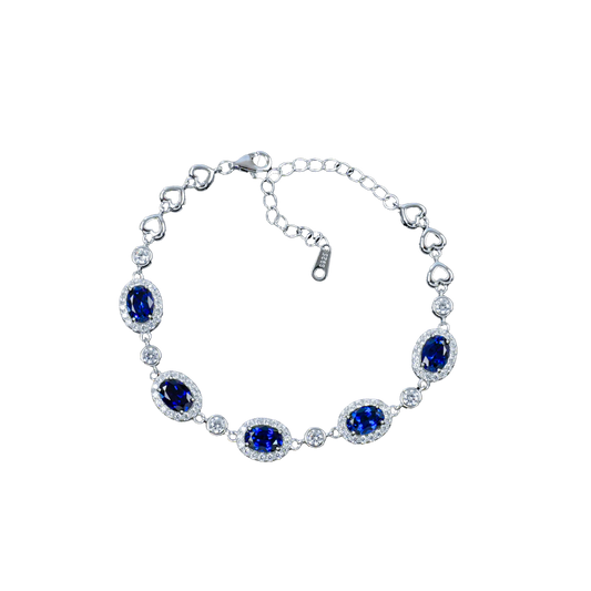 Oval sapphire salo bracelet
